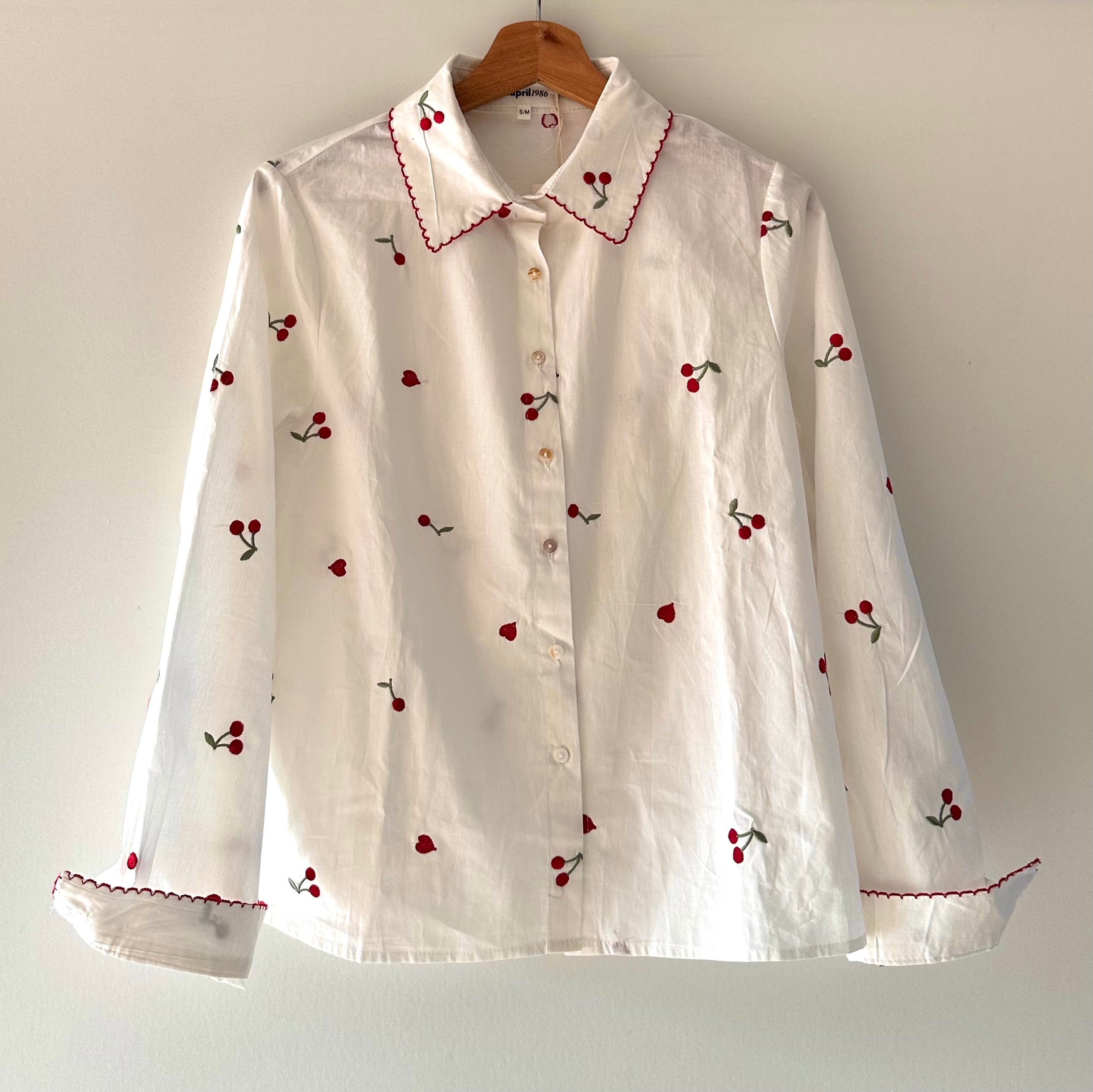 BLOUSE KERSEN/HARTEN