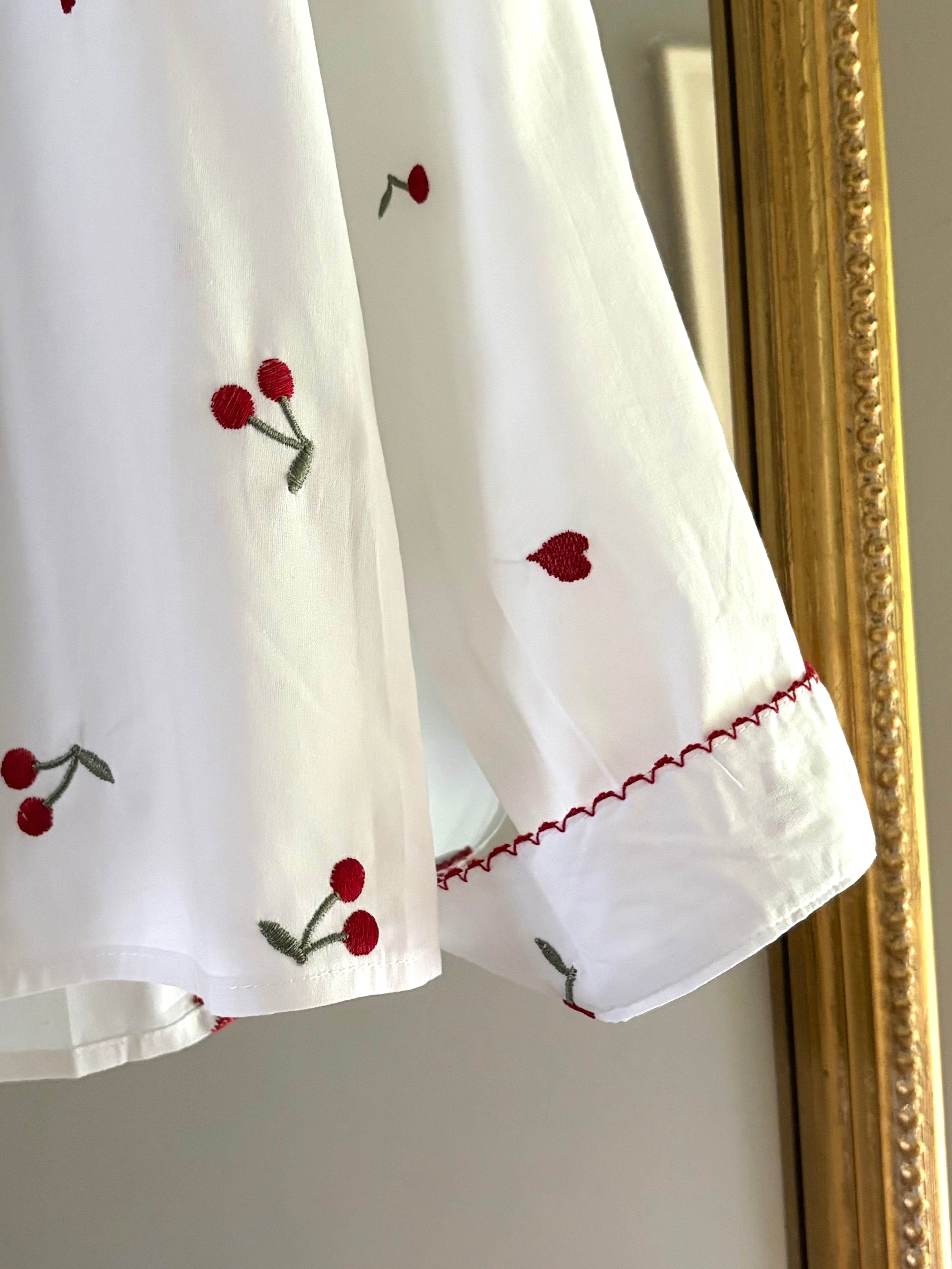 Blouse kersen/harten