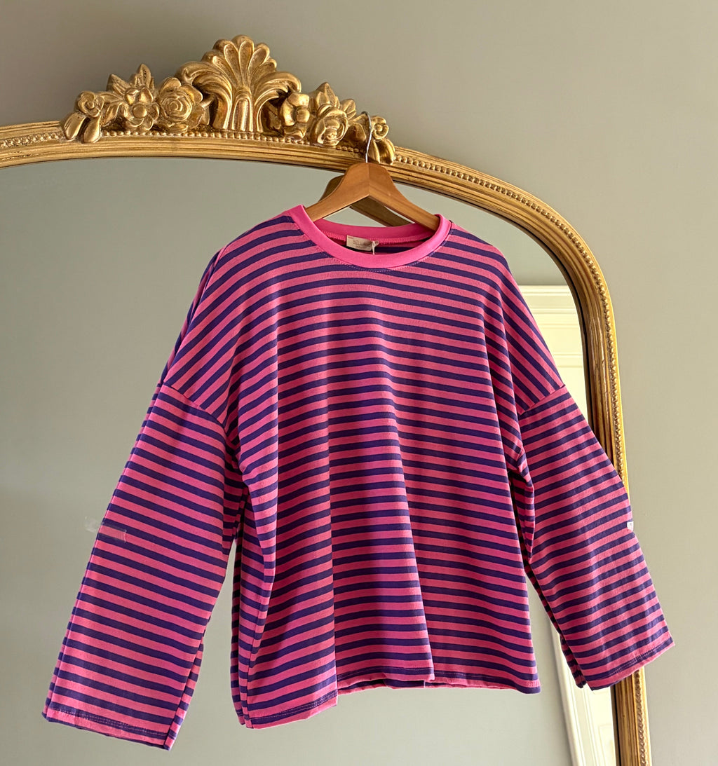 Longsleeve paars roze