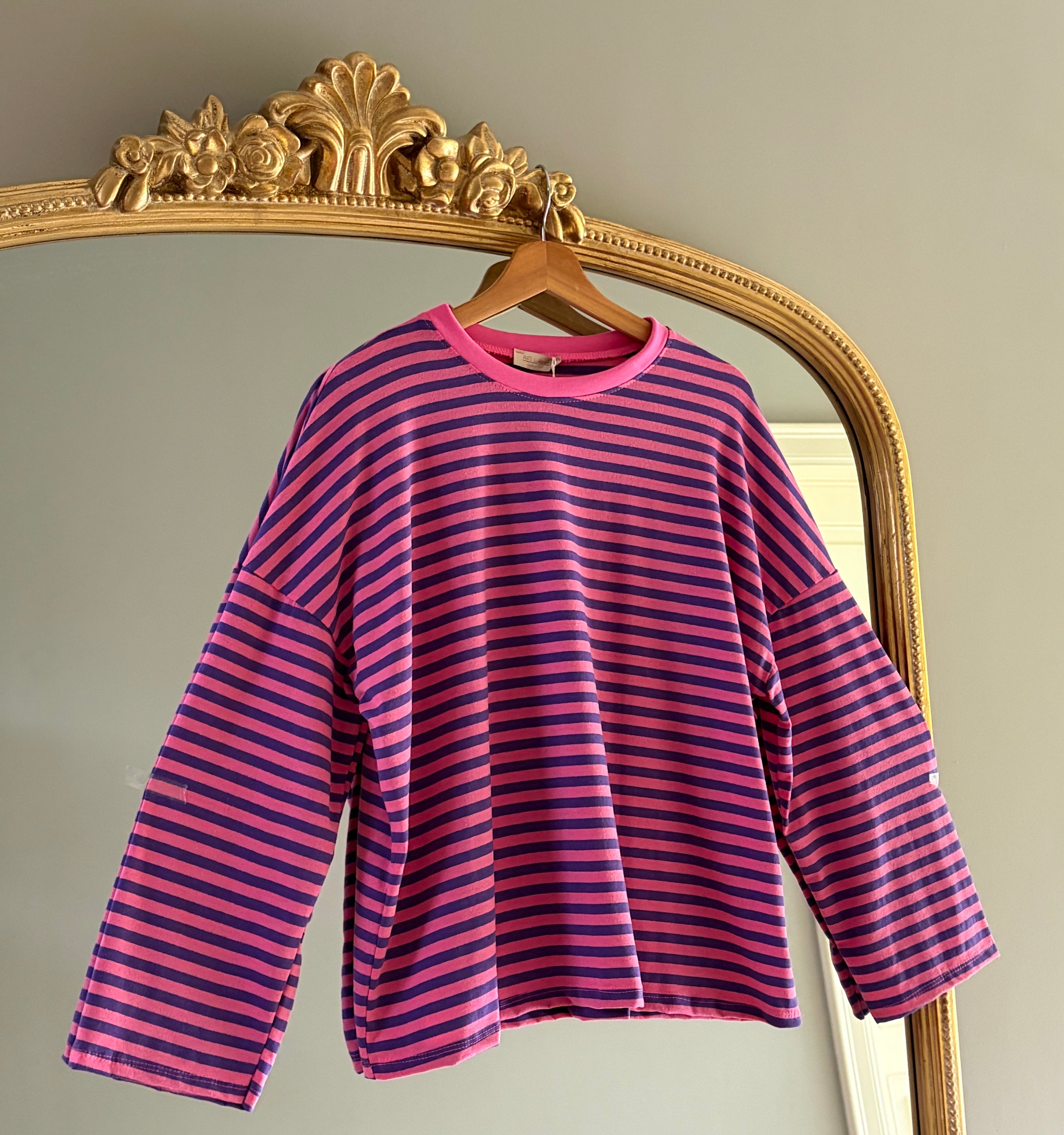 Longsleeve paars roze