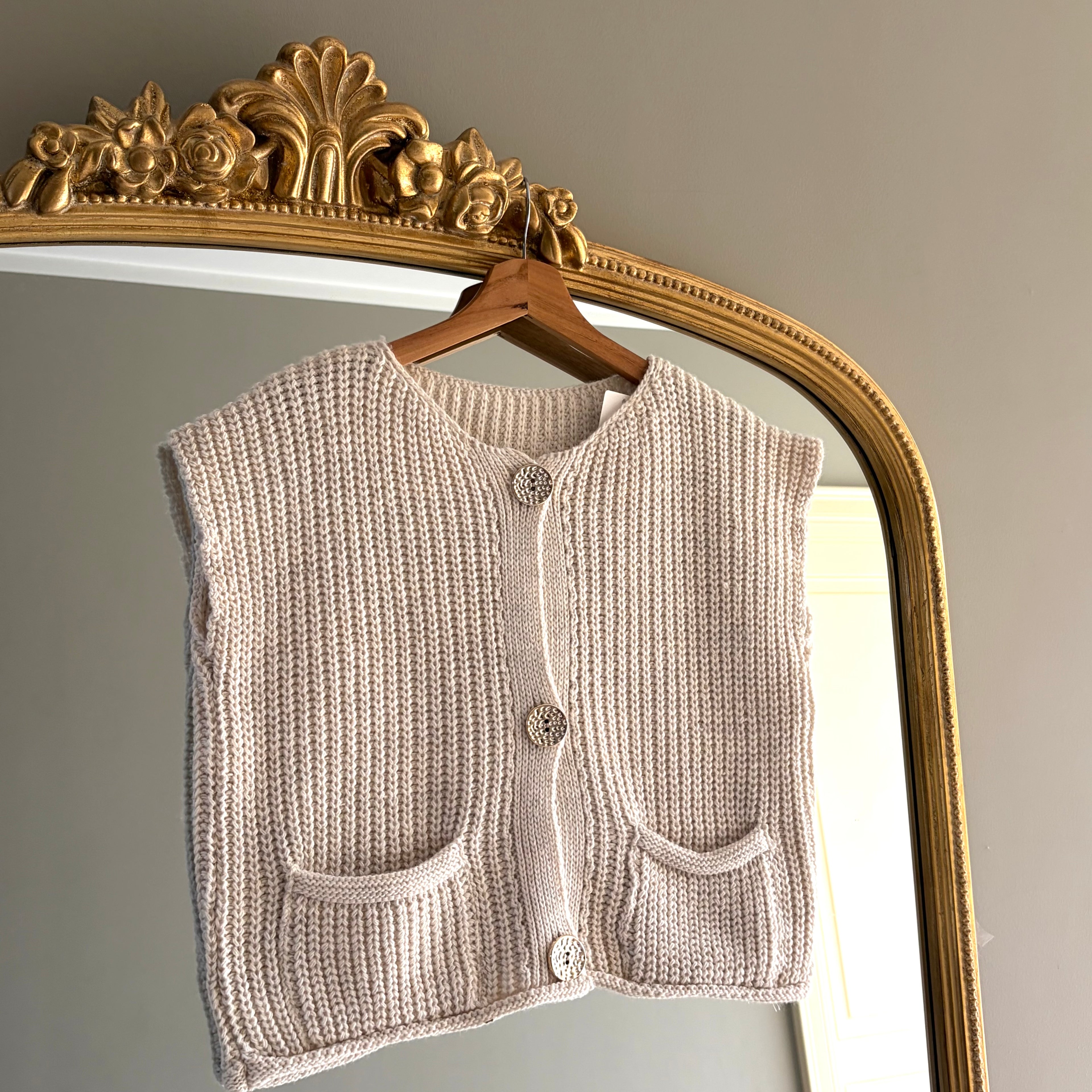 GILET BEIGE